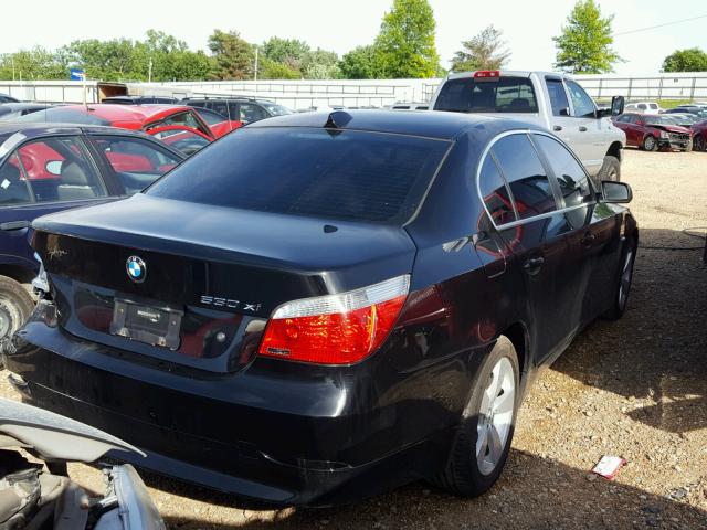 WBANF73507CU23395 - 2007 BMW 530 XI BLACK photo 4