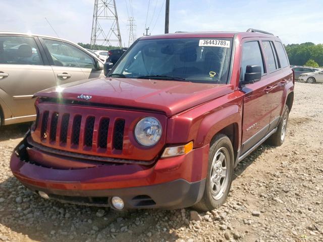 1C4NJPBA4GD811000 - 2016 JEEP PATRIOT SP RED photo 2