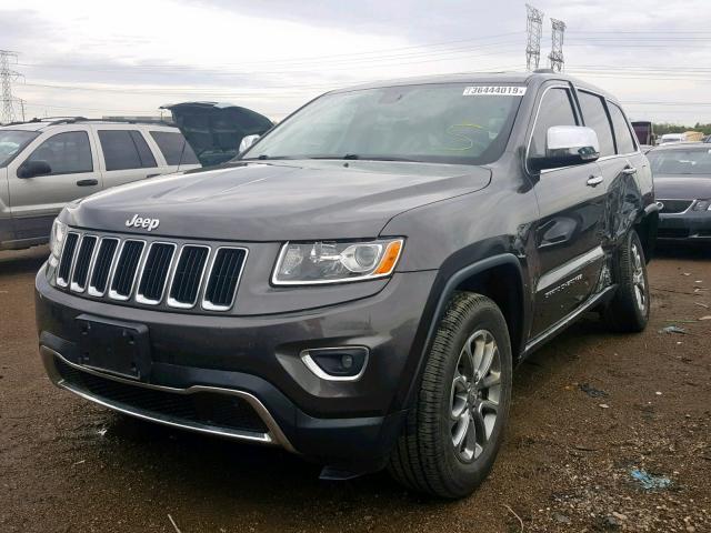 1C4RJFBG1EC259152 - 2014 JEEP GRAND CHER GRAY photo 2