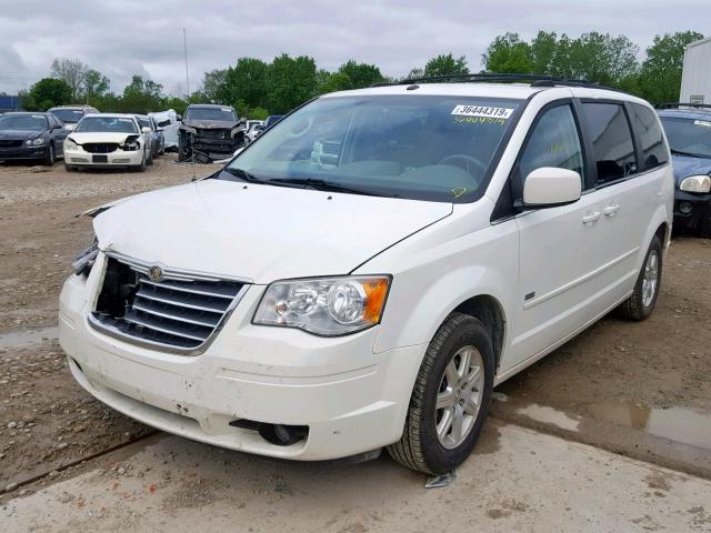 2A8HR54P08R763479 - 2008 CHRYSLER TOWN & COU WHITE photo 2