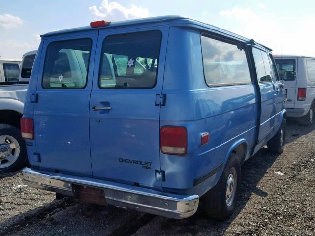 1GNEG25Z5SF173539 - 1995 CHEVROLET G20 G20 BLUE photo 4