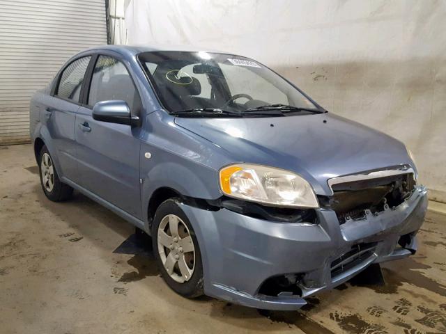 KL1TD56677B173305 - 2007 CHEVROLET AVEO BASE Mavi foto 1