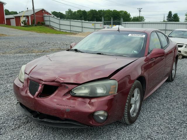 2G2WS522551161735 - 2005 PONTIAC GRAND PRIX MAROON photo 2
