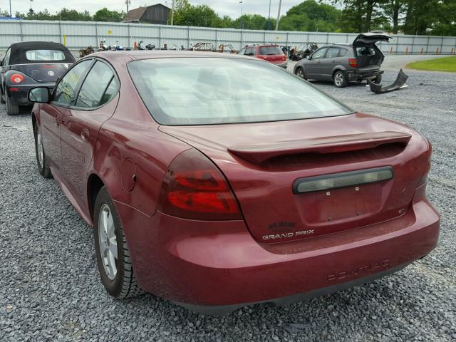 2G2WS522551161735 - 2005 PONTIAC GRAND PRIX MAROON photo 3