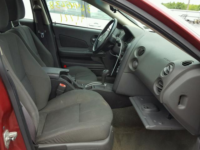 2G2WS522551161735 - 2005 PONTIAC GRAND PRIX MAROON photo 5