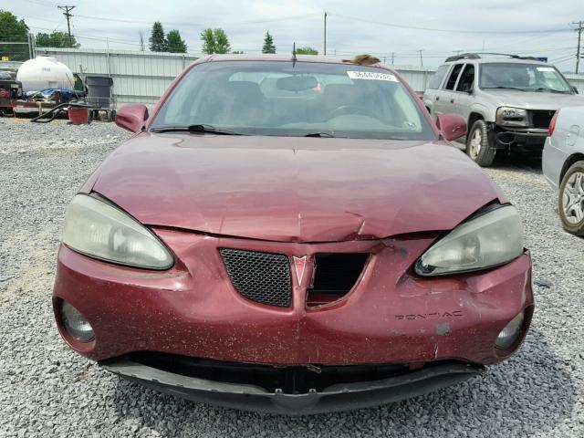 2G2WS522551161735 - 2005 PONTIAC GRAND PRIX MAROON photo 9