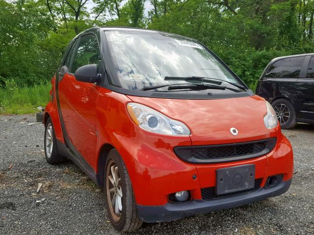 WMEEK31XX8K107815 - 2008 SMART FORTWO PAS RED photo 1