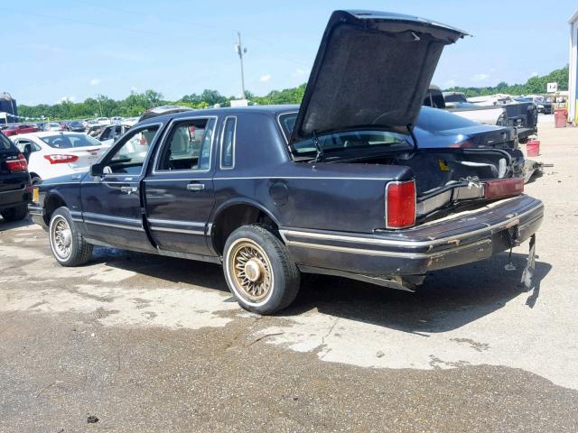 1LNLM83W0RY626870 - 1994 LINCOLN TOWN CAR C BLUE photo 3