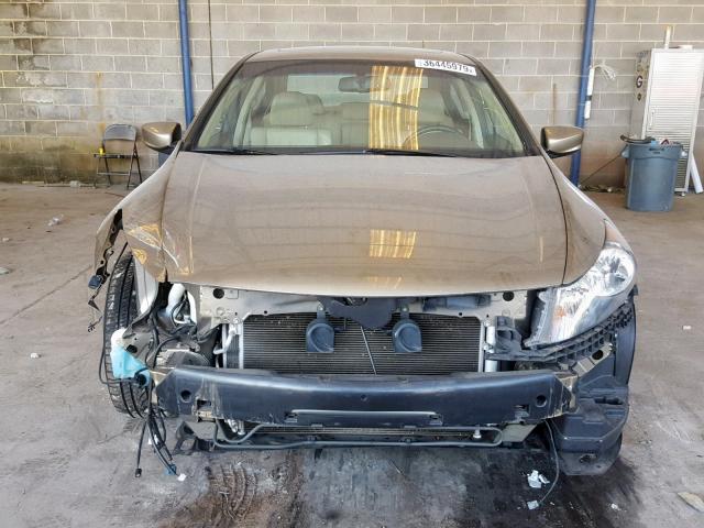 1HGCP3F85AA024248 - 2010 HONDA ACCORD EXL GOLD photo 9