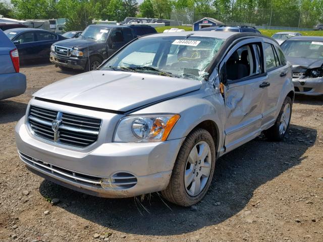 1B3HB48B87D510689 - 2007 DODGE CALIBER SX SILVER photo 2