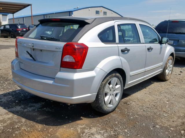 1B3HB48B87D510689 - 2007 DODGE CALIBER SX SILVER photo 4