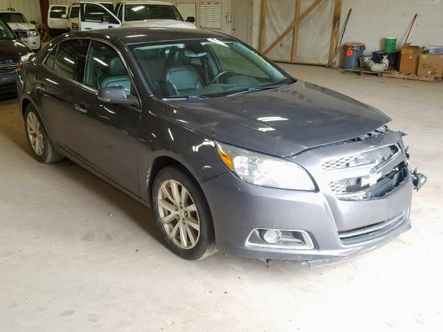 1G11H5SA1DF329298 - 2013 CHEVROLET MALIBU LTZ ნაცრისფერი ფოტო 1