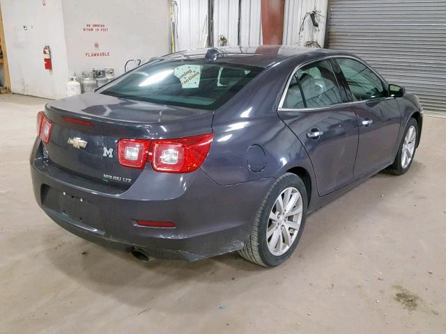 1G11H5SA1DF329298 - 2013 CHEVROLET MALIBU LTZ ნაცრისფერი ფოტო 4