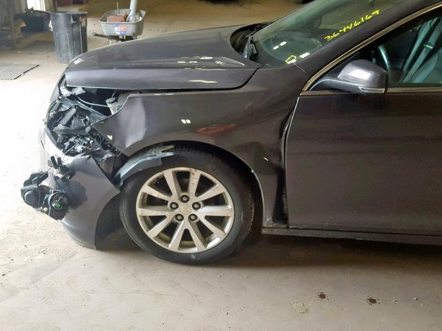 1G11H5SA1DF329298 - 2013 CHEVROLET MALIBU LTZ ნაცრისფერი ფოტო 9