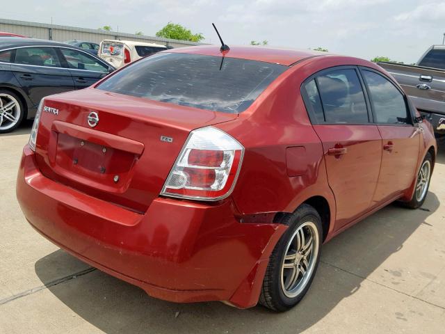 3N1AB61E69L677102 - 2009 NISSAN SENTRA 2.0 RED photo 4