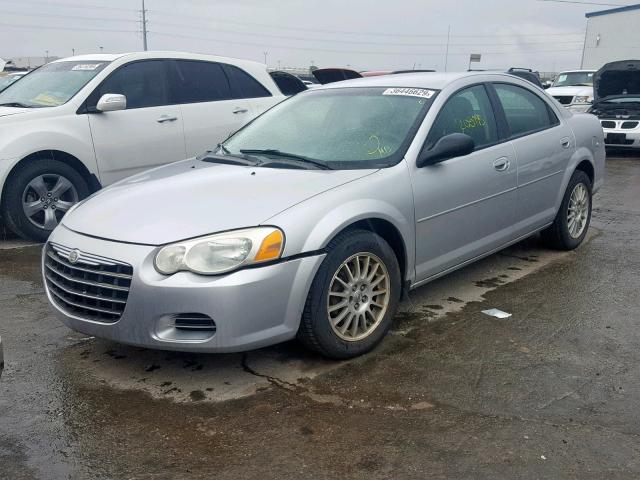 1C3EL56R65N603372 - 2005 CHRYSLER SEBRING TO SILVER photo 2