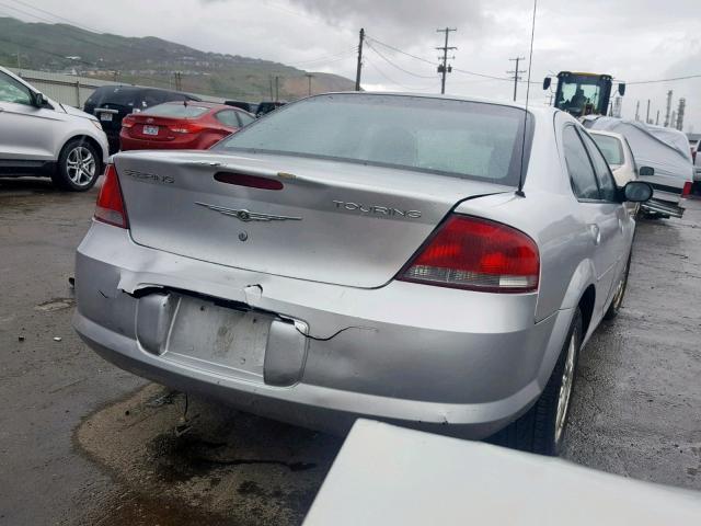 1C3EL56R65N603372 - 2005 CHRYSLER SEBRING TO SILVER photo 4