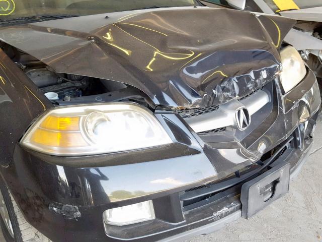 2HNYD18906H544738 - 2006 ACURA MDX TOURIN BLACK photo 9