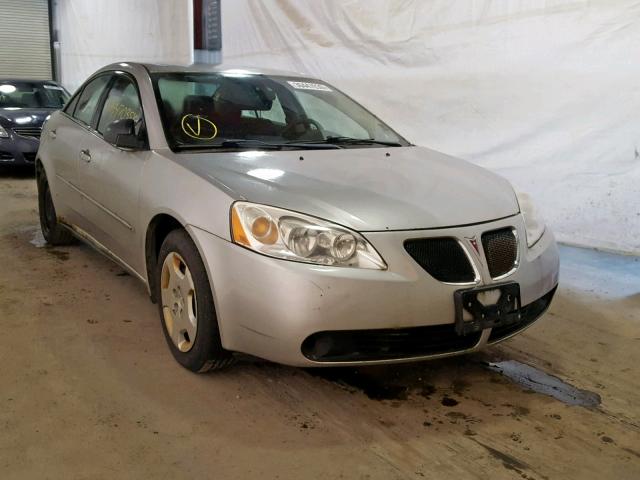 1G2ZF58B874157193 - 2007 PONTIAC G6 VALUE L SILVER photo 1