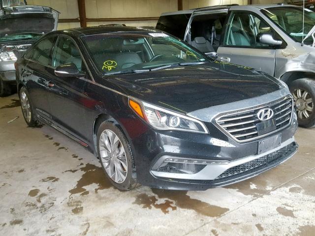 5NPE34ABXFH180474 - 2015 HYUNDAI SONATA SPO BLACK photo 1