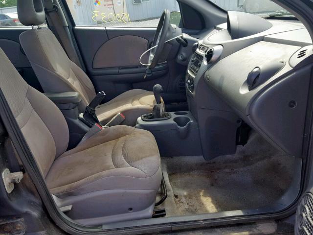 1G8AZ52F34Z203324 - 2004 SATURN ION LEVEL SILVER photo 5