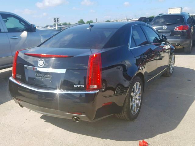 1G6DR57V280162958 - 2008 CADILLAC CTS HI FEA BLACK photo 4