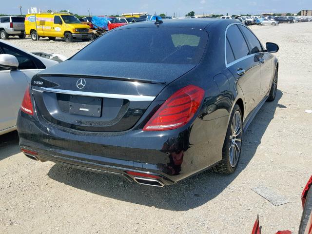 WDDUG8CB4GA215108 - 2016 MERCEDES-BENZ S 550 BLACK photo 4