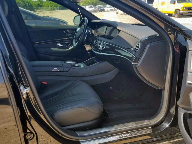 WDDUG8CB4GA215108 - 2016 MERCEDES-BENZ S 550 BLACK photo 5