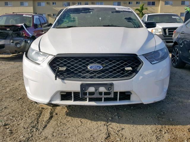 1FAHP2MK5FG119495 - 2015 FORD TAURUS POL WHITE photo 9