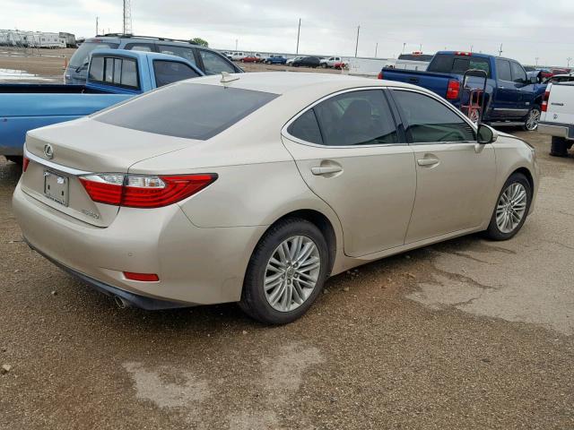 JTHBK1GG6E2124649 - 2014 LEXUS ES 350 GOLD photo 4