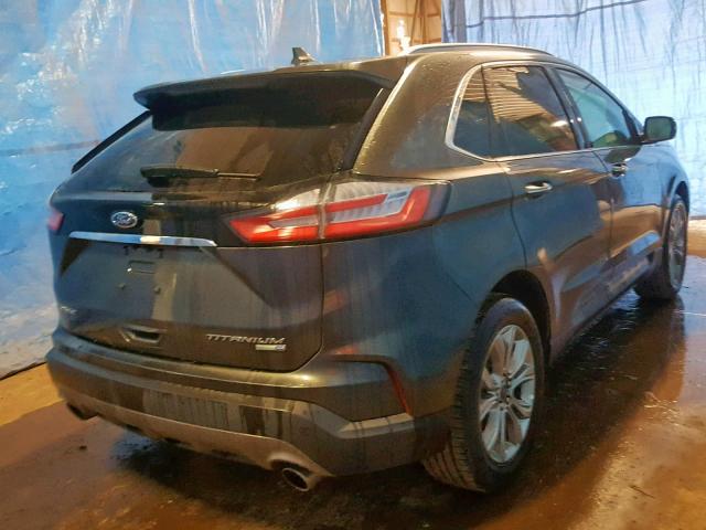 2FMPK4K95KBB55216 - 2019 FORD EDGE TITAN GRAY photo 4