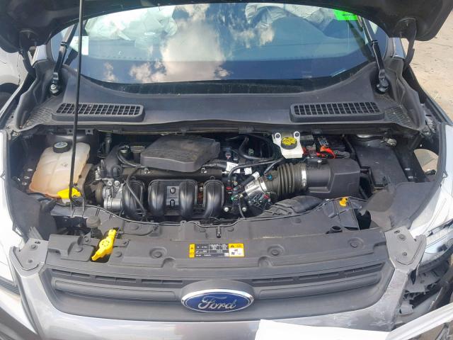 1FMCU0F79EUA10690 - 2014 FORD ESCAPE S GRAY photo 7