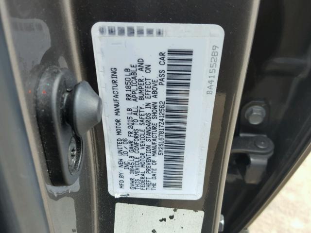 5Y2SL67817Z412562 - 2007 PONTIAC VIBE GRAY photo 10