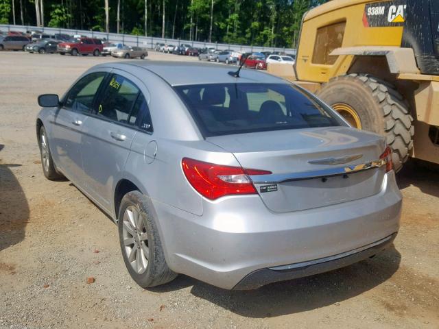 1C3CCBBB4CN118997 - 2012 CHRYSLER 200 TOURIN SILVER photo 3