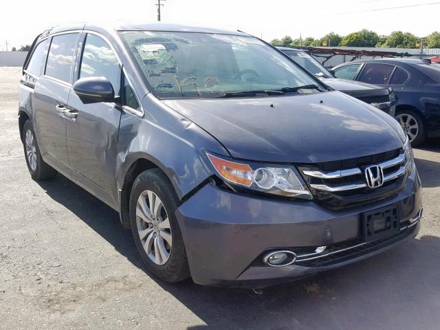 5FNRL5H9XFB101782 - 2015 HONDA ODYSSEY TO GRAY photo 1