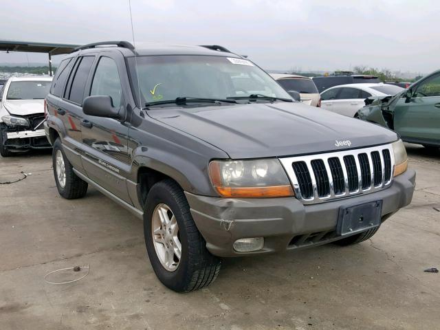 1J4GX48N82C163072 - 2002 JEEP GRAND CHER GRAY photo 1