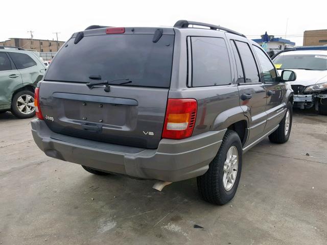 1J4GX48N82C163072 - 2002 JEEP GRAND CHER GRAY photo 4