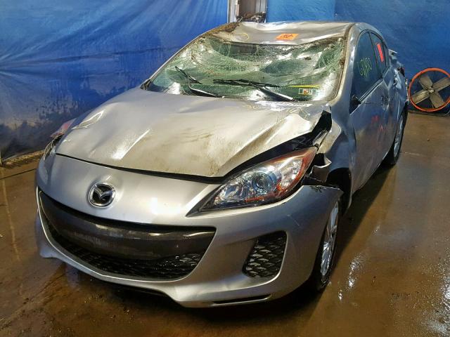 JM1BL1V83C1687090 - 2012 MAZDA 3 I SILVER photo 2