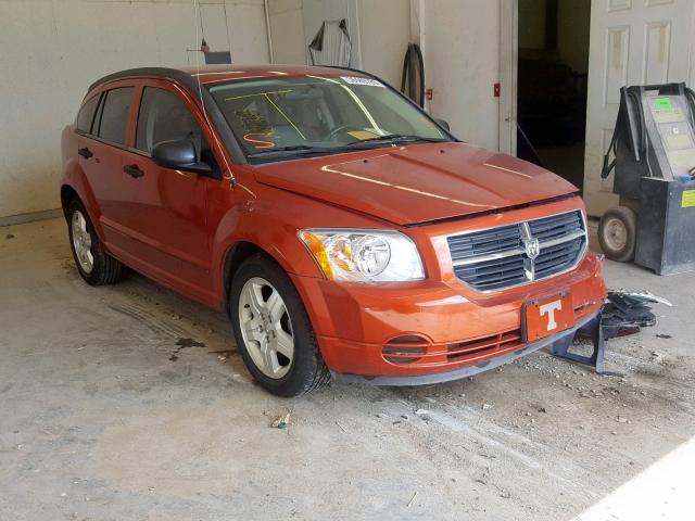 1B3HB48B77D264251 - 2007 DODGE CALIBER SX ORANGE photo 1