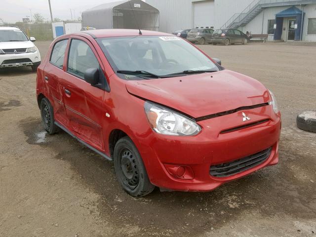 ML32A3HJ4EH015827 - 2014 MITSUBISHI MIRAGE DE RED photo 1