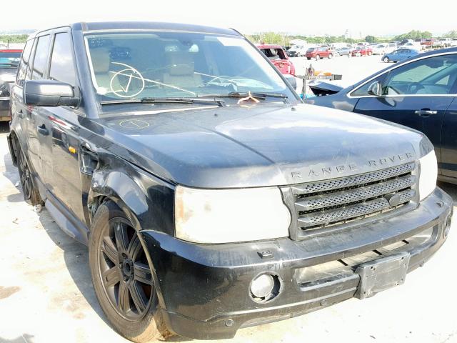 SALSH23488A136225 - 2008 LAND ROVER RANGE ROVE BLACK photo 1