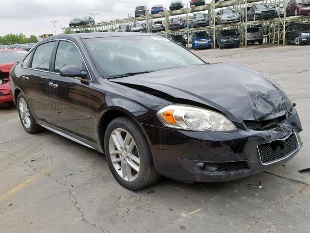 2G1WC5E30D1112916 - 2013 CHEVROLET IMPALA LTZ BLACK photo 1