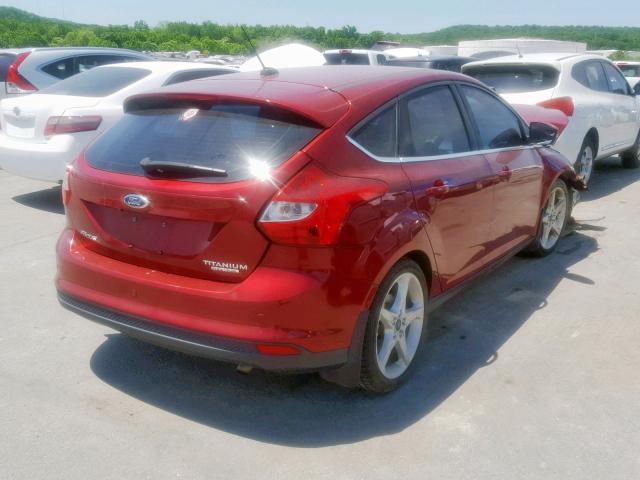 1FADP3N21EL348880 - 2014 FORD FOCUS TITA MAROON photo 4