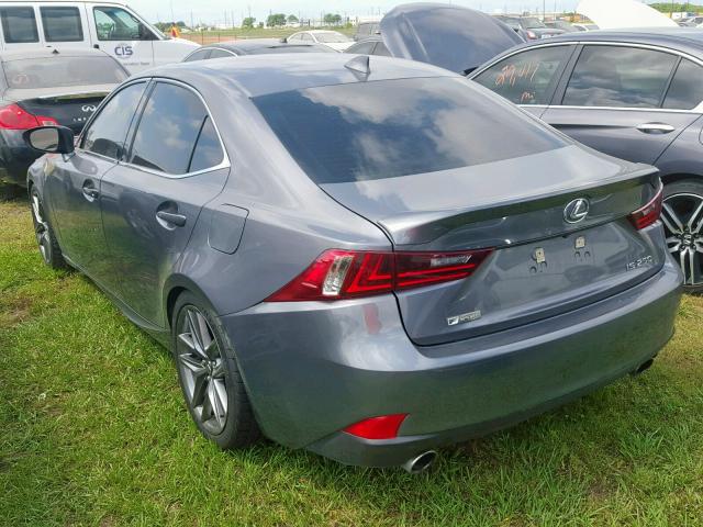 JTHBF1D27F5057346 - 2015 LEXUS IS 250 GRAY photo 3