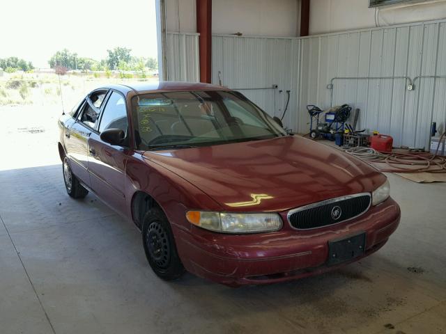 2G4WS52J631193962 - 2003 BUICK CENTURY CU BURGUNDY photo 1