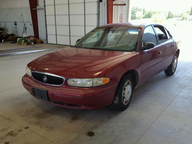 2G4WS52J631193962 - 2003 BUICK CENTURY CU BURGUNDY photo 2