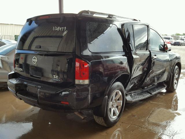 5N1BA0ND0AN601345 - 2010 NISSAN ARMADA SE BLACK photo 4