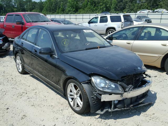 WDDGF4HB4DR255414 - 2013 MERCEDES-BENZ C 250 BLACK photo 1