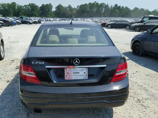 WDDGF4HB4DR255414 - 2013 MERCEDES-BENZ C 250 BLACK photo 9