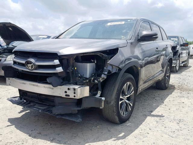 5TDZZRFHXJS235759 - 2018 TOYOTA HIGHLANDER GRAY photo 2